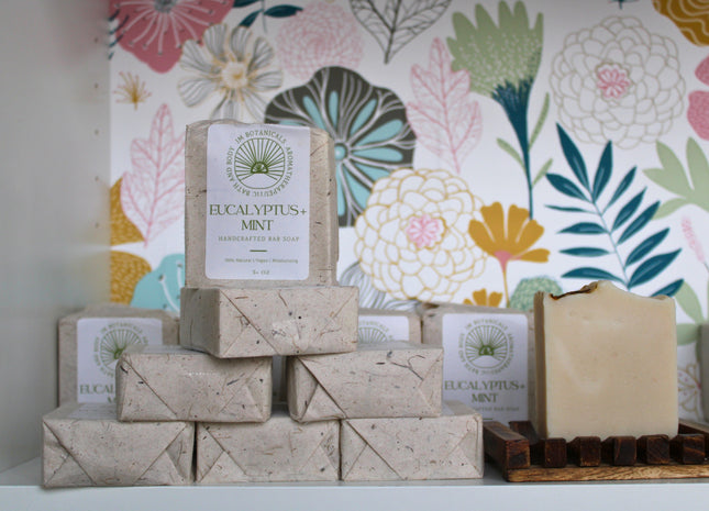 Eucalyptus + Mint  Handcrafted Soap