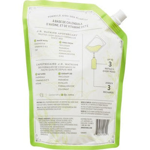J.R. Watkins Aloe Green Tea Gel Hand Soap Refill Case of 3/34 fz - New