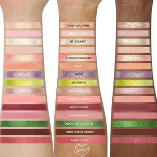 ColourPop x How the Grinch Stole Christmas 15 Pan Eyeshadow Palette 0.63oz - New