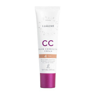 Lumene CC Color Correcting Cream 4 Tan 1 fl oz - New