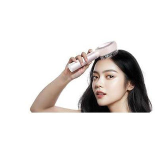 TYMO Trithera Scalp Therapy Red Light Massage Brush Hair Champagne Pink - Imperfect Box