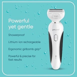 Conair Girlbomb Wet and Dry Cordless Rechargeable Foil Body Shaver 5pc - Imperfect Box