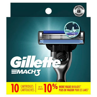 Gillette Mach3 Men's Razor Blade Refills 10ct - Missing Box