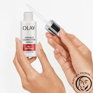 Olay Wrinkle Correction Serum Vitamin B3 + Collagen Peptides 1.3 fl oz - New