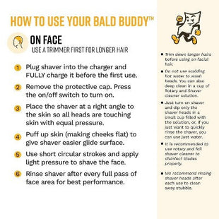 The Cut Buddy Bald Buddy Electric Cordless Head Shaver - Imperfect Box