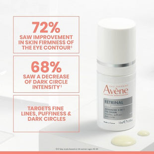 Avene Retrinal Advanced 3-In-1 Eye Cream 0.5 fl oz - Imperfect Box