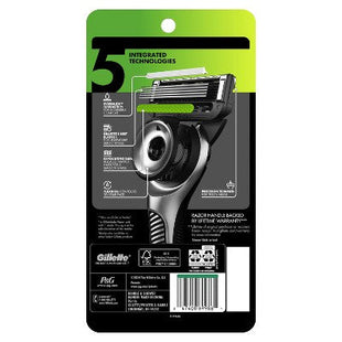 GilletteLabs Value Pack Razor Handle + 5 Blade Refills - Missing Box