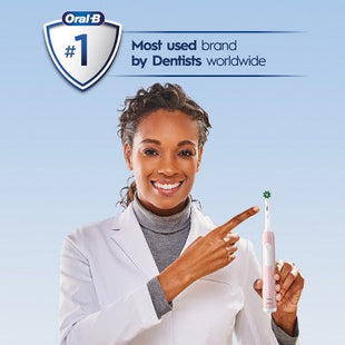 Oral-B Pro 1000 Electric Power Rechargeable Battery Toothbrush Pink - Imperfect Box