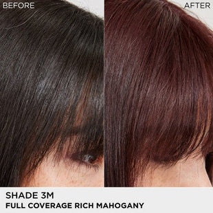L'Oreal Paris Colorsonic Permanent Hair Color Cartridge Darkest Brown Mahogany 3M - Missing Box