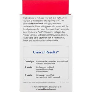 Hada Labo Tokyo Anti-Aging Overnight Treatment Hyaluronic Acid Night Cream 1.76oz - New