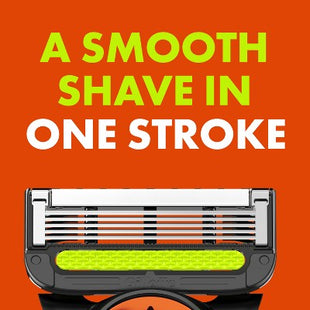 Gillette Labs Mens Special NFL Bengals Edition Shaving Razor with 4 Refills and Magnetic Stand - New