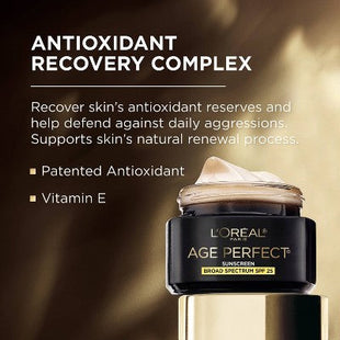L'Oreal Paris Age Perfect Cell Renewal Anti-Aging Day Moisturizer SPF 25 1.7oz - Imperfect Box