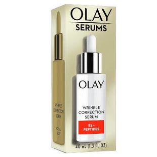 Olay Wrinkle Correction Serum Vitamin B3 + Collagen Peptides 1.3 fl oz - New