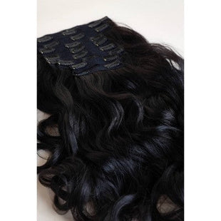 Curlkalon Soft Curl 10 inch Clip-In Natural Black Hair Extensions 9ct - New