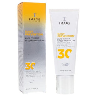 IMAGE Skincare DAILY PREVENTION Pure Mineral Tinted Moisturizer SPF 30 2.6 oz - Imperfect Box