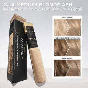 L'Oreal Paris Colorsonic Permanent Hair Color Medium Blonde Ash 8.5A - Missing Box