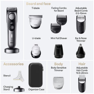 Braun Series 9 9440 All-In-One Style Kit 13-in-1 Grooming Kit with Beard Trimmer 13ct - Imperfect Box