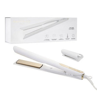 Kristin Ess Titanium Flat Iron Hair Straightener and Curler Dual Voltage 1.25" - Imperfect Box