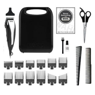 Wahl Chrome Cut Corded Electric Hair Clipper Kit with Self Sharpening Blades and 12 Haircutting Attachment Guards - Imperfect Box