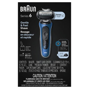 Braun Series 6-6172cc Rechargeable Wet & Dry Shaver + Smart Care Center - Imperfect Box