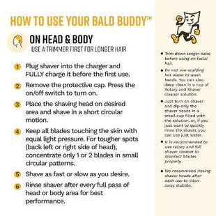 The Cut Buddy Bald Buddy Electric Cordless Head Shaver - Imperfect Box