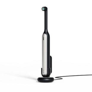 quip Rev Oscillating Rechargeable Electric Toothbrush Black/Silver - Imperfect Box