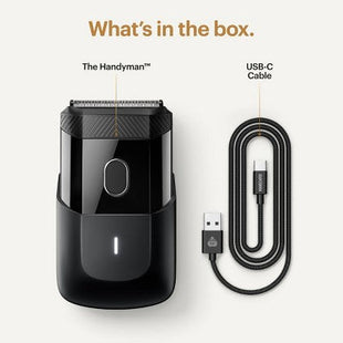 MANSCAPED The Handyman Compact Face Shaver Portable SkinSafe - Imperfect Box