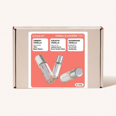 Dossier Trio Fragrance Gift Set Vanilla Lovers 3ct - New