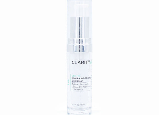 CLARITY RX Get Fit Multi-Peptide Healthy Skin Serum 0.5oz - Small Amount Missing