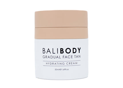 Bali Body Gradual Face Tan Hydrating Cream 1.69oz - New