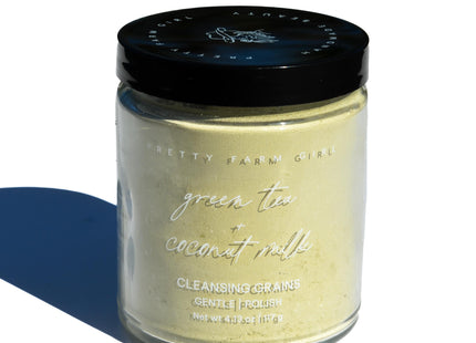 Green Tea + Coconut Milk Facial Cleansing Grains