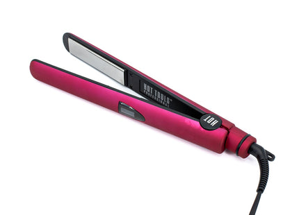 HOT TOOLS 1" Digital Salon Titanium Flat Iron FABULOUS FUCHISA - New