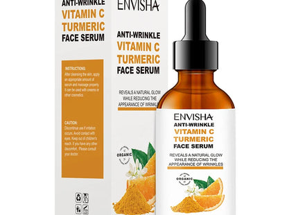 Vitamin C Turmeric Serum Facial Whitening Anti Aging Wrinkle Moisturizing Essence Face Korean Cosmetics Skin Care Shrink Pores