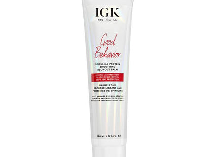 IGK GOOD BEHAVIOR Protein Smoothing Blowout Balm 5oz
