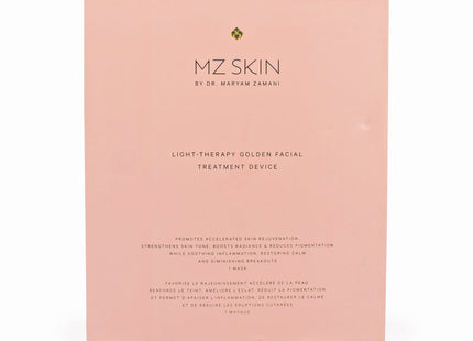 MZ SKIN Light-Therapy Golden Facial Treatment Device - Renewed