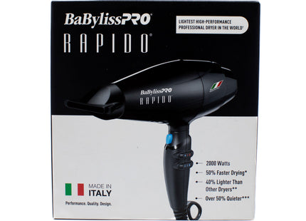 BaBylissPRO Italian Rapido Hair Dryer - New