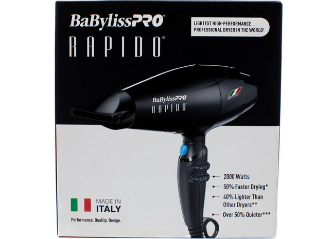 BaBylissPRO Italian Rapido Hair Dryer - New