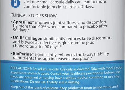 Instaflex Advanced Joint Support Nutritional Supplement Capsule with Doctor Formulated Joint Relief Supplement, Featuring UC-II Collagen & 5 Other Joint Discomfort Fighting Ingredients, 60 Ct