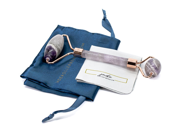 Jade Roller Beauty AMETHYST -  Imperfect Box