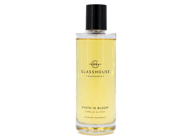 GLASSHOUSE Kyoto In Bloom Camelia & Lotus Interior Fragrance 5.07oz - Small Amount Missing