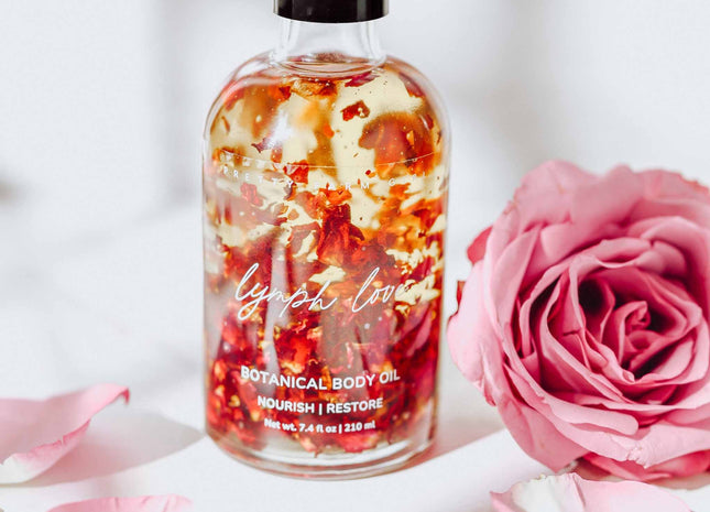 Lymph Love Natural Body Oil - Best for Lymphatic Massages