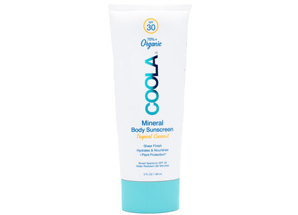 COOLA Mineral Body Sunscreen Tropical Coconut SPF30 5oz - Imperfect Box