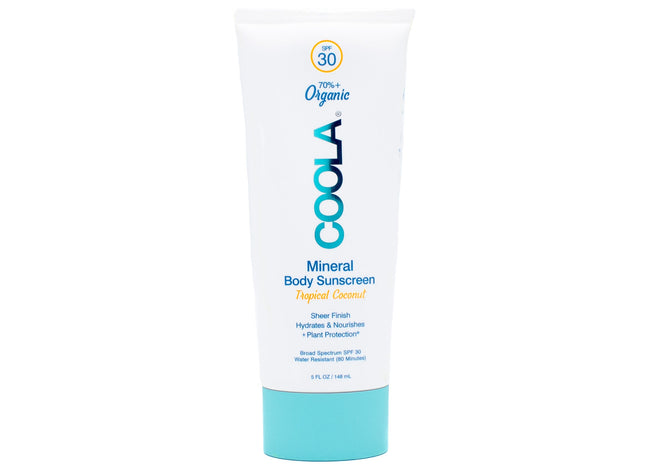 COOLA Mineral Body Sunscreen Tropical Coconut SPF30 5oz - Imperfect Box