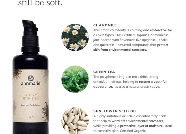 Radiant Skin Silk Body Lotion (100ml)- Collective