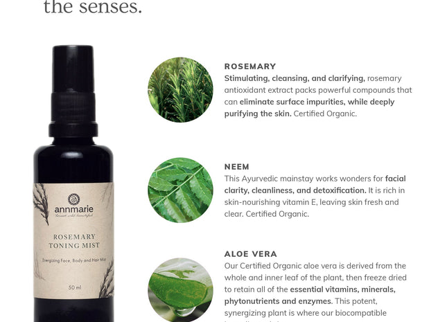 Rosemary Toning Mist (50ml)- Collective