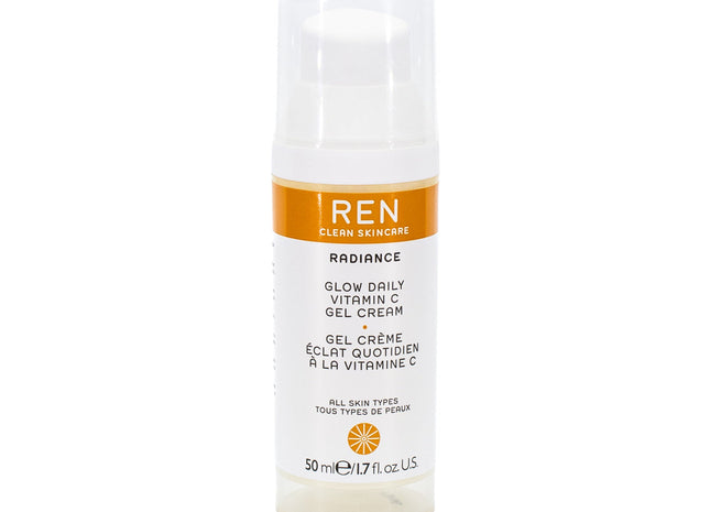 REN CLEAN SKINCARE Glow Daily Vitamin C Gel Cream 1.7oz - Small Amount Missing