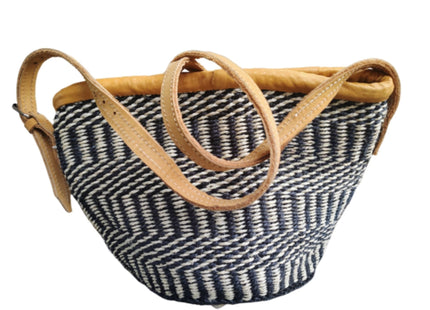 Small Balance Handcrafted Sisal Straw Crossbody Bag