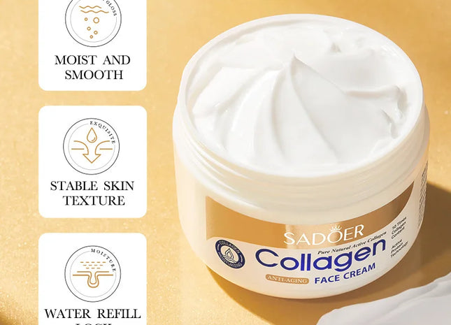 SADOER Collagen Firming Face Cream sknicare Moisturizing Hydrating Face Creams Faical Cream Beauty Face Skin Care Products