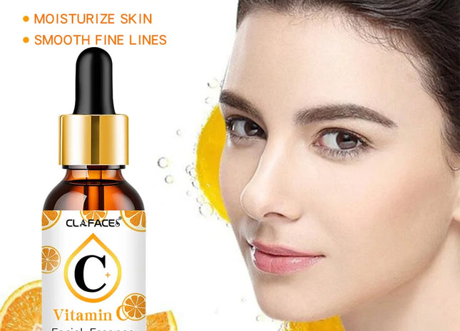 Vitamin C essence removes dark spots, whitens, moisturizes, resists aging, wrinkles and tightens skin care cosmetics 30ml