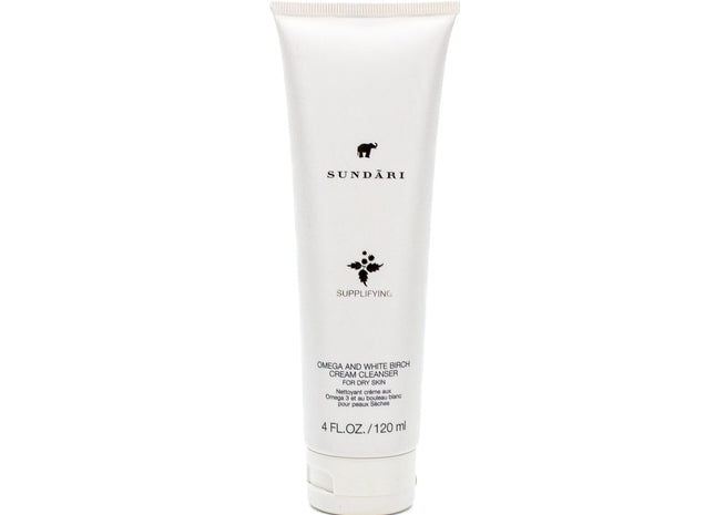 SUNDARI Omega 3 & White Birch Cream Cleanser for Dry Skin 4oz - Missing Box